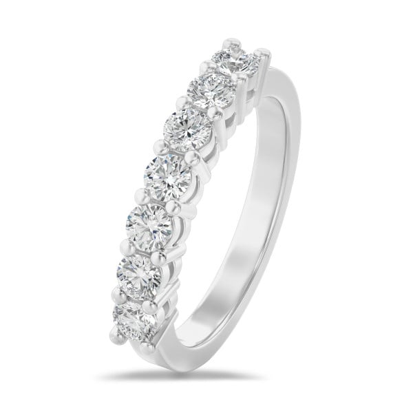 Bestseller - Memoire Ring mit Labordiamanten von 0.70 Karat in 18 Kt Weißgold