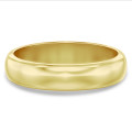 Ehering mit gebogener Oberfläche von 5.00 mm aus Gelbgold