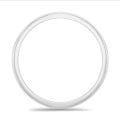 Ehering mit leicht gebogener Oberfläche von 5.00 mm aus Platin