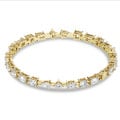 7.50 Karat im Labor gezüchteter Diamant Armband aus Gelbgold