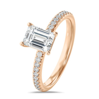 18 Kt red gold