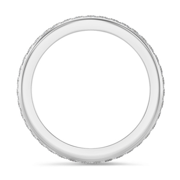 0.55 carat lab grown diamond eternity ring (full set) in white gold