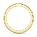 0.55 carat lab grown diamond eternity ring (full set) in yellow gold