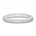 0.55 carat eternity ring (full set) in platinum with round lab grown diamonds