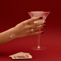 1.50 carat lab grown diamond bangle in white gold