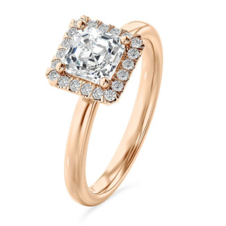 18 Kt red gold