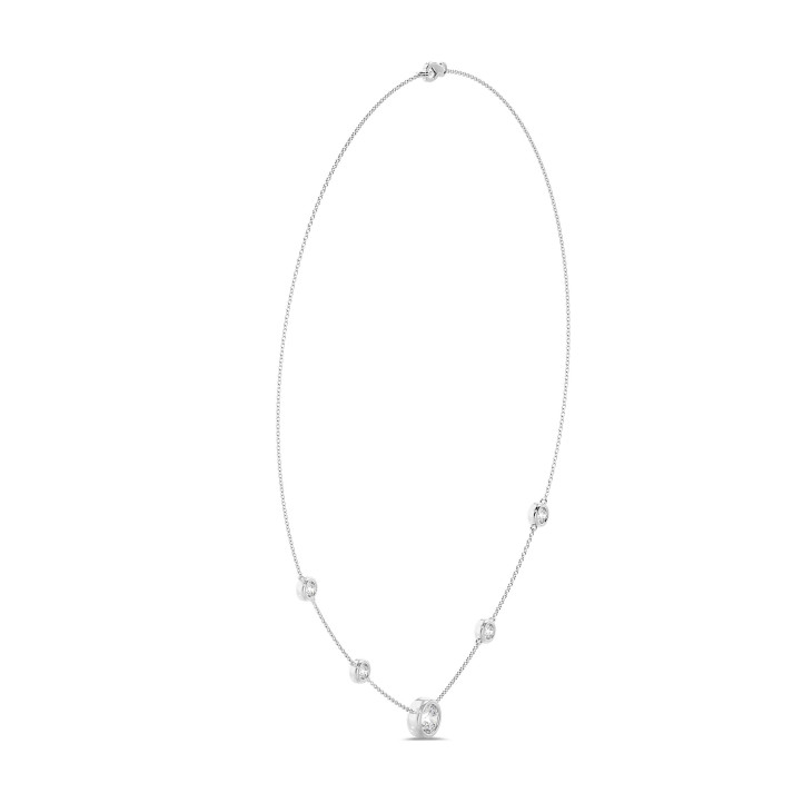 1.80 quilates colgante diamante cultivado en laboratorio satélite en oro blanco