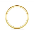Anillo de boda con superficie esférica de 2.00 mm en oro amarillo