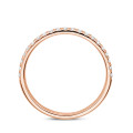 Anillo de eternidad medio engastado de 0,26 quilates en oro blanco – combina con todos los anillos de la colección Fancy Shapes