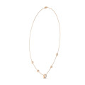 2.00 carat collier satellite en or rouge et diamants de laboratoire