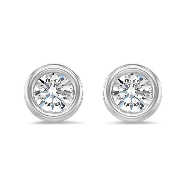 2.00 carat boucles d’oreilles satellites en platine et diamants de laboratoire