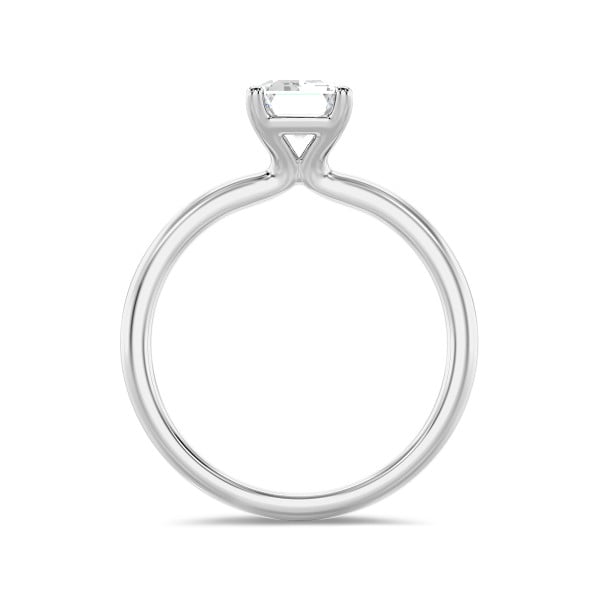 Search all PLP - 1.50 carat bague solitaire avec un diamant de laboratoire émeraude en or blanc