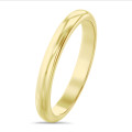 Alliance jonc parisien de 3.00 mm en or jaune