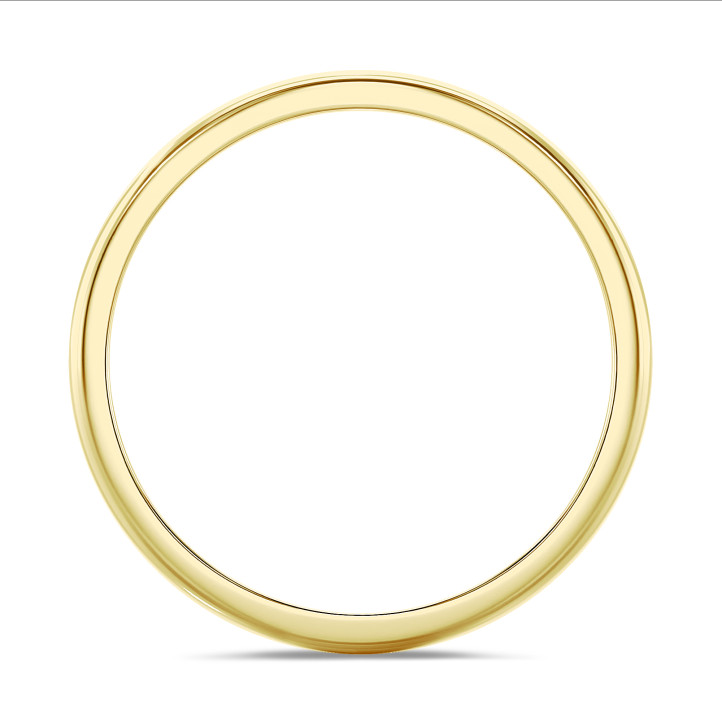 Alliance demi-jonc de 3.00 mm en or jaune