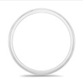 Alliance demi-jonc de 5.00 mm en or blanc