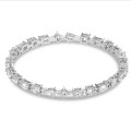 7.50 carat bracelet diamant synthétique en or blanc