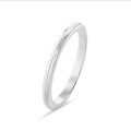 Alliance jonc parisien de 2.00 mm en platine