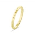 Alliance demi-jonc de 2.00 mm en or jaune