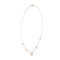 Collana satellite con diamante da 2,00 carati coltivato in laboratorio in oro rosso