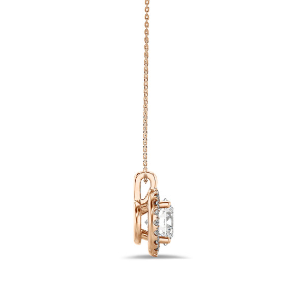 Search all PLP - Collana con diamante coltivato in laboratorio da 1,00 carati in oro rosso