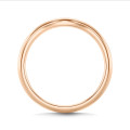 Anello eternity curvo in oro rosso