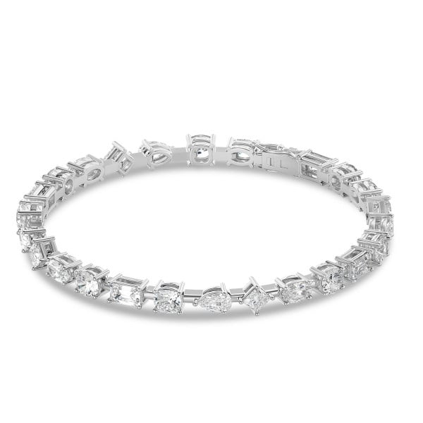 Nuovi arrivi - Bracciale con diamante da 7,50 carati coltivato in laboratorio in oro bianco