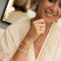 1.50캐럿 실험실 재배 다이아몬드 레드 골드 브레이슬릿