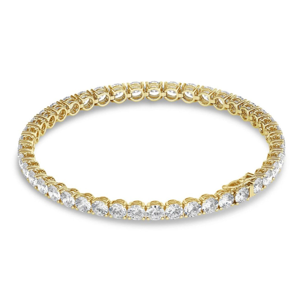 Bracelet tennis en or jaune