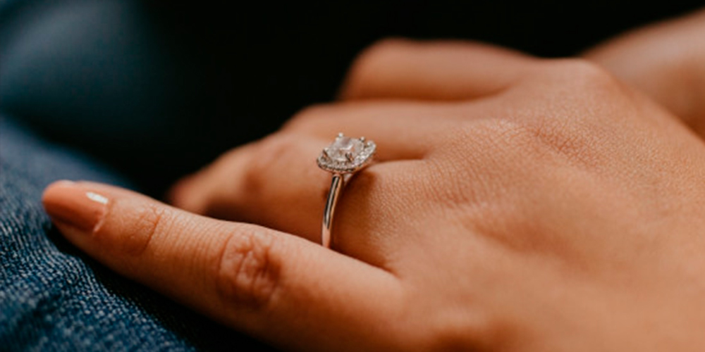  Bague diamant solitaire