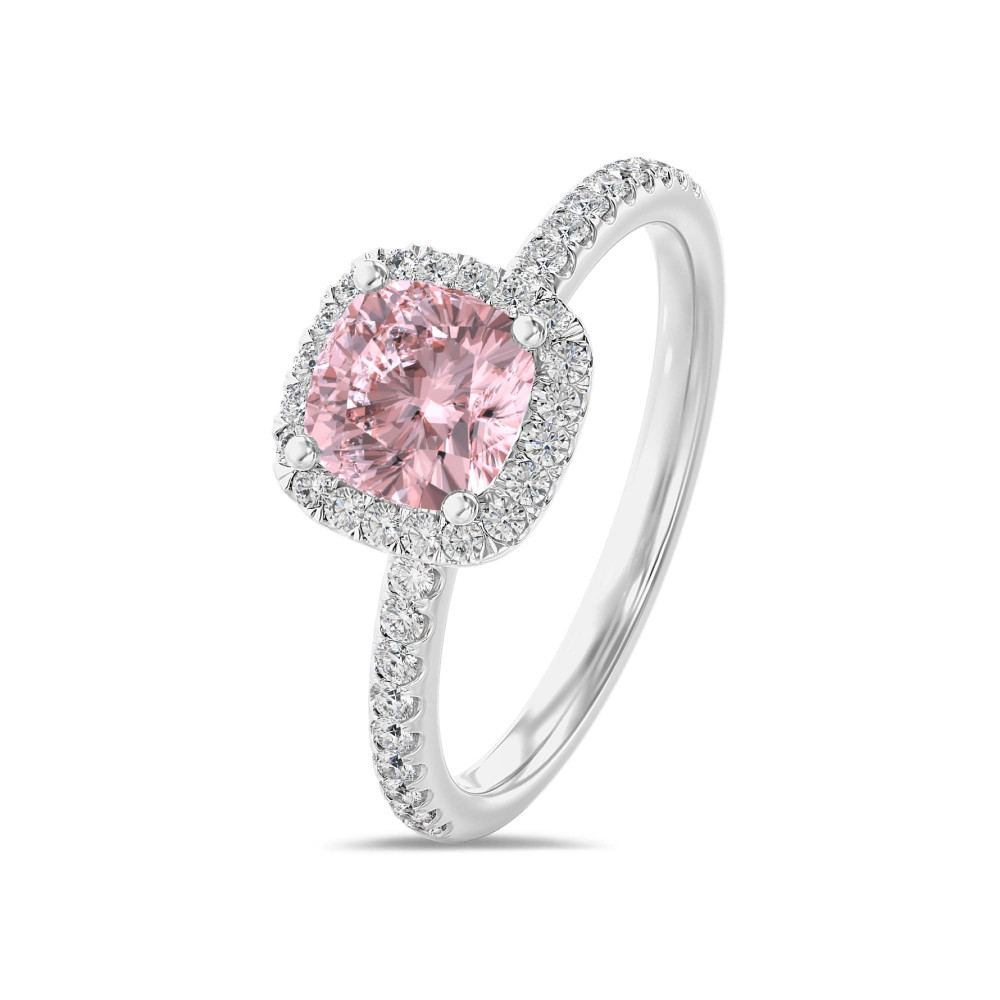 Pink diamond ring