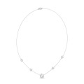 1.80 karaat lab grown diamanten satelliet halsketting in platina