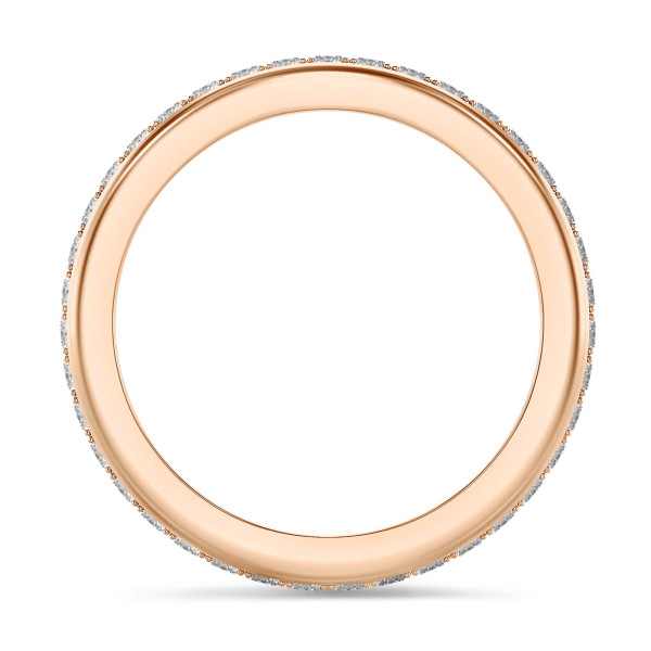 Ringen - 0.55 karaat lab grown diamanten alliance (volledig rondom gezet) in rood goud