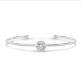 1.20 karaat lab grown diamanten armband in wit goud