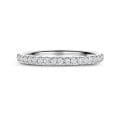 0.26 karaat half-bezette eternity ring in wit goud – past bij alle ringen uit de Fancy Shapes collectie