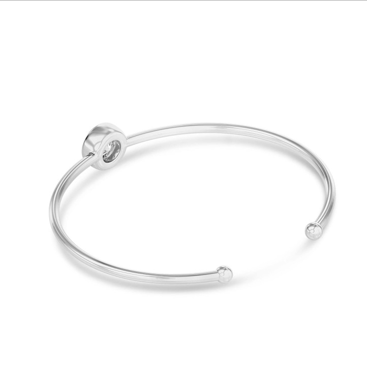 2.00 karat laboratuvarda yetiştirilmiş beyaz altın pırlanta bileklik
