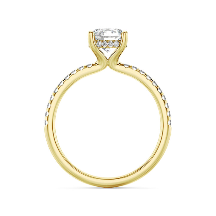1.gizli haleli sarı altından 20 karat tektaş yüzük