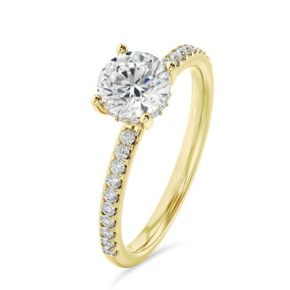 18 Kt sarı altın